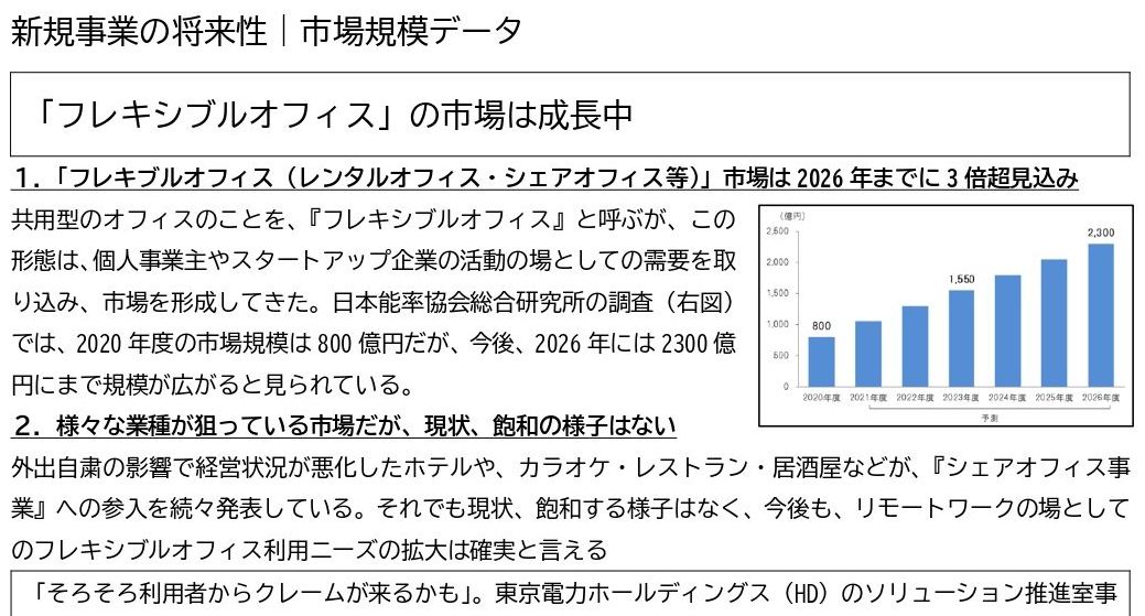 中小企業新事業進出補助金計画書作成例②